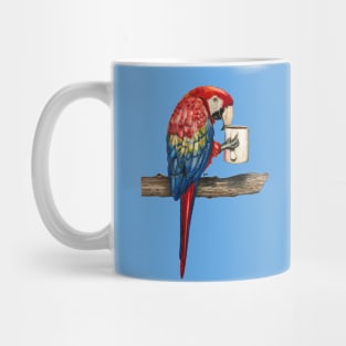 "Macawfee in the Morning" - Java Jungle collection Mug